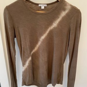 James Perse long sleeve T-shirt Brown Size 1